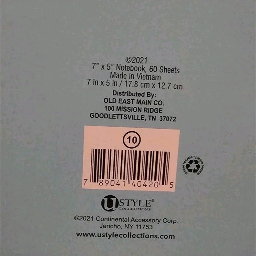 Old East Main Company DREAMLINE Big Dreams Notebook Orange Coral 2021 7x5